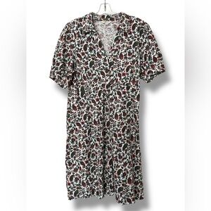 Boden Button Jersey Mini Tea Dress